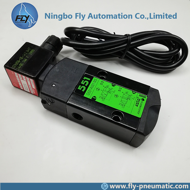 PVG551A001MS G551A001MS ASCO 551 Series 1/4" Aluminium Body Spool Type Pilot Operated Solenoid Valve